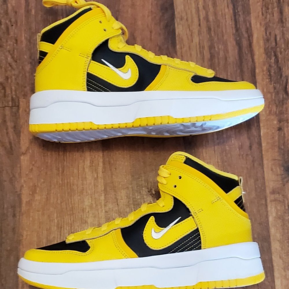 Nike Dunk High Up Rebel ‘Varsity Maize’ / 'Goldenrod' - Women 6 (Youth US 4.5)